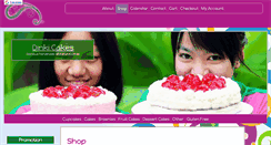 Desktop Screenshot of dinkicakes.com